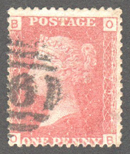 Great Britain Scott 33 Used Plate 79 - OB - Click Image to Close